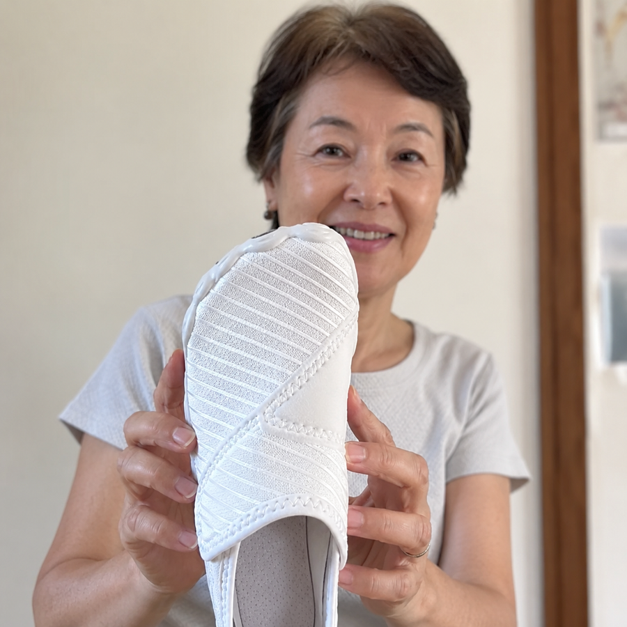 足指が広がるワイドトゥボックス